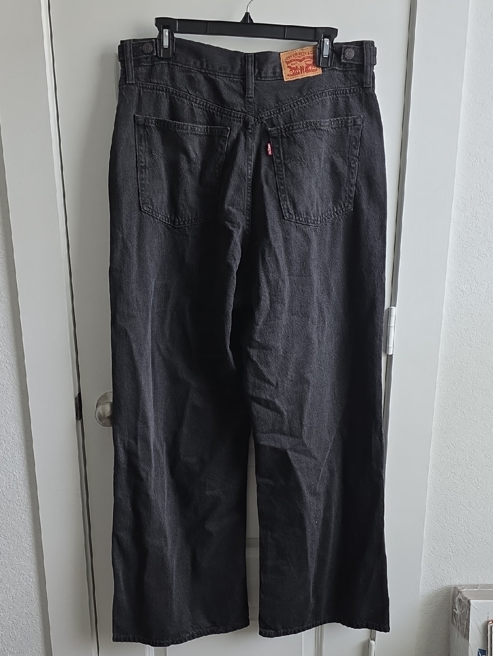 Levis Cinch Baggy Washed Black Size 32 G099 - Picture 4 of 10